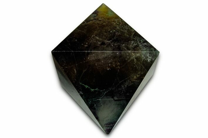 Polished Colorful Fluorite Octahedron - China #328817